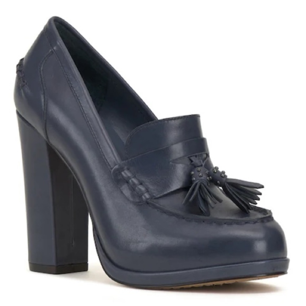 Vince Camuto Dark Blue Tassel Heels